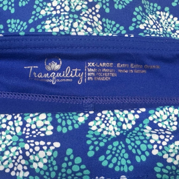 Tranquility by Colorado Clothing Blue and Green Skort - Picture 4 of 5